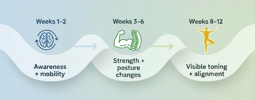 How Did Your Body Transform After Starting Pilates? timeline How Did Your Body Transform After Starting Pilates? time line